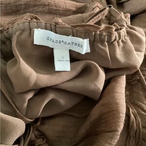 Grade & Gather Brown dress